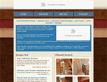 Tablet Screenshot of designscari.ro